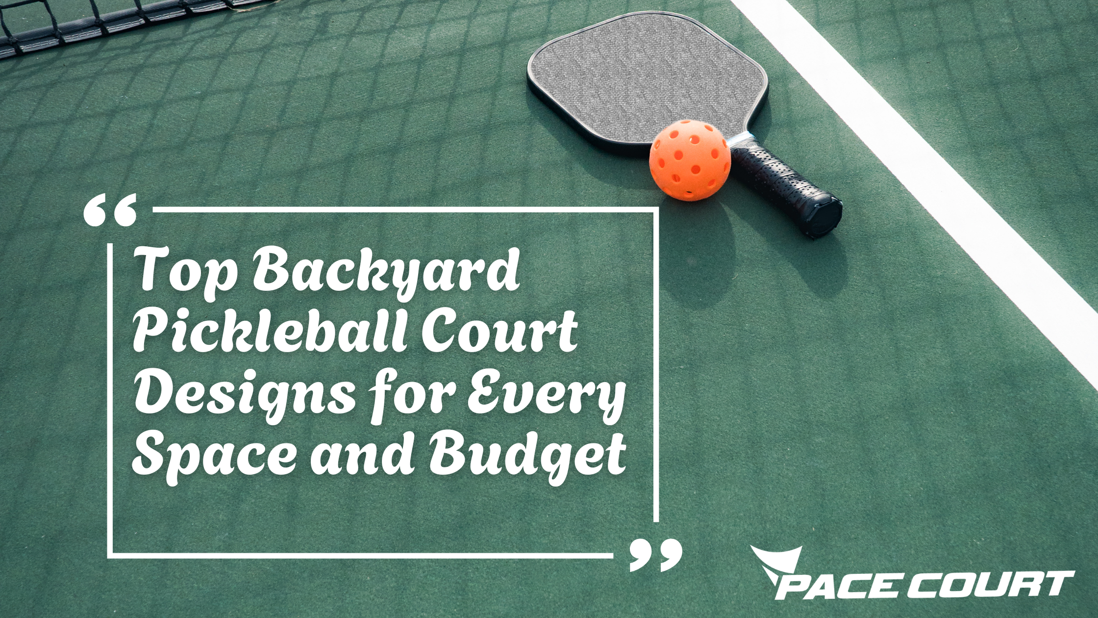 BackYard Pickleball Court